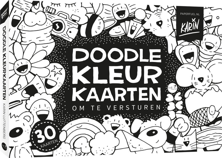 Kluitman paperfuel doodlekleurkaarten