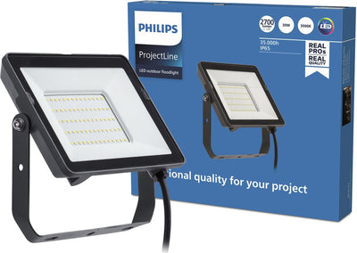 Philips led philips projectline schijnwerper - 30 w - warmwit licht