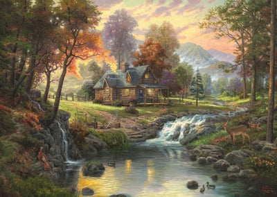 Schmidt puzzel - kinkade mountain retrait