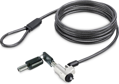 Startech laptop kabelslot compatibel met noble wedge®, 2m, anti-diefstal kabelslot, security kabel voor dell xps latitude 2-in-1 notebooks, snijbestendig, stalen laptopslot (nblwk-laptop-lock)