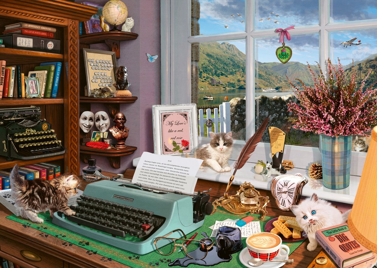 Schmidt legpuzzel steve read bureau - 1000 stukjes premium kwaliteit.
