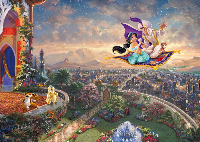 Schmidt puzzel disney aladdin 1000 stukjes karton.