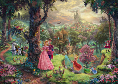 Schmidt disney princess - sleeping beauty doornroosje puzzel - 1000 stukjes