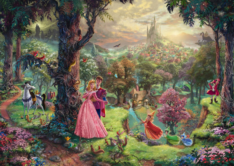 Schmidt disney princess - sleeping beauty doornroosje puzzel - 1000 stukjes