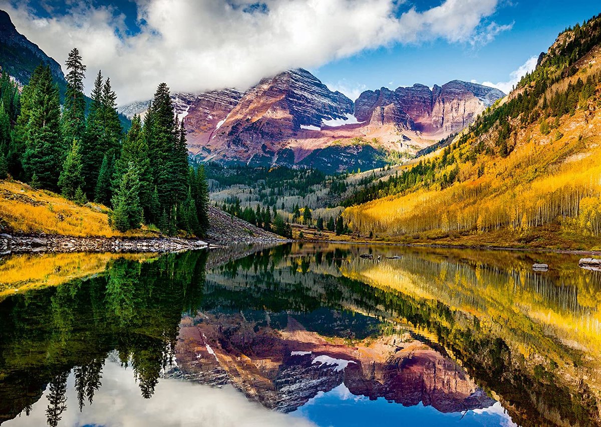 Ravensburger puzzel aspen, colorado - 1000 stukjes landschap.