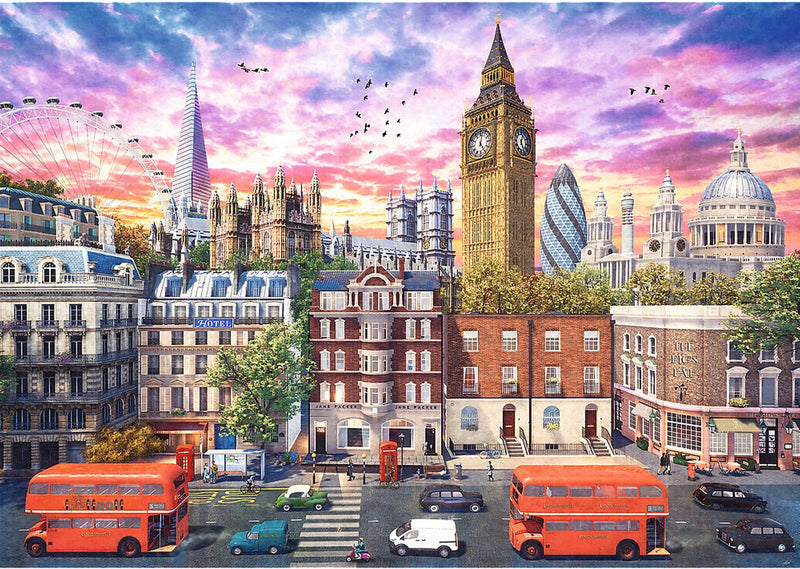 Trefl - puzzels - 4000 - wandelen door londen