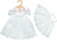Heless poppenkleding trouwjurk meisjes 35-45 cm wit 3-delig