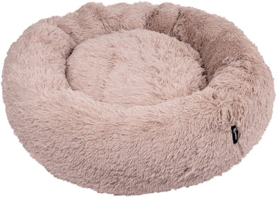District 70 fuzz donut hondenmand - sand – extra large ø 100 cm