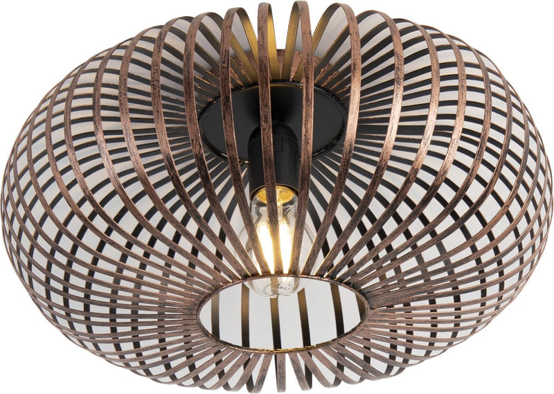 Trio johann - pfalondlamp - koper antiek - excl. 1x e27 60w - d: 40cm