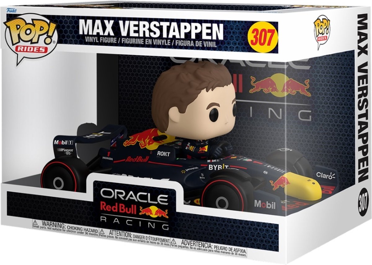 Funko pop rides: formula 1 - max verstappen - pop #307