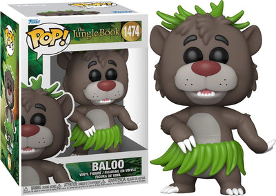 Jungle book the baloo vinylfiguur 1474 funko pop! meerkleurig