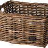 Fastrider zeno rotan fietsmand - bruin - 26l - handgemaakt