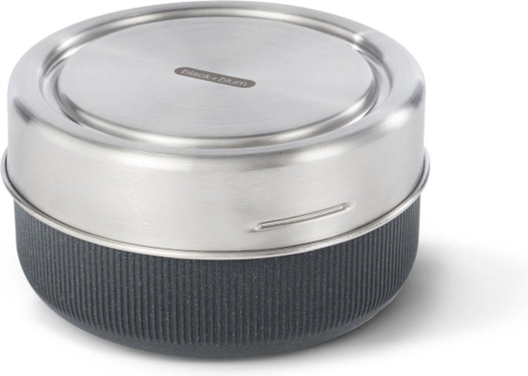 Black blum black+blum glazen lunchbox - kom - 750ml - grijs