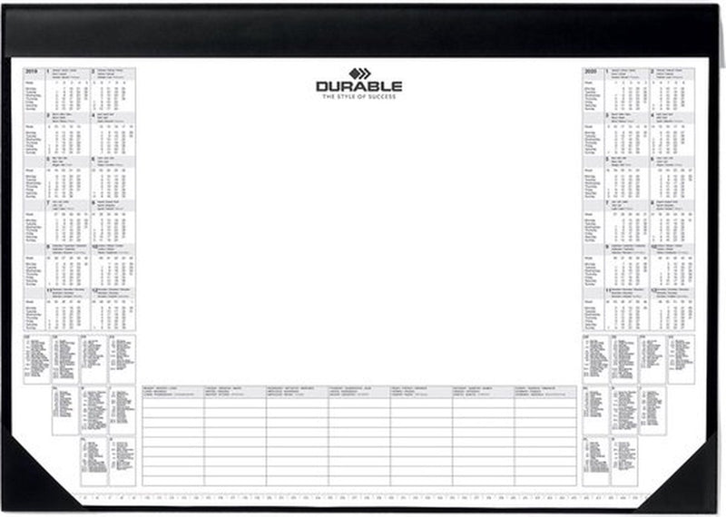 Durable schrijfonderlegger met kalender