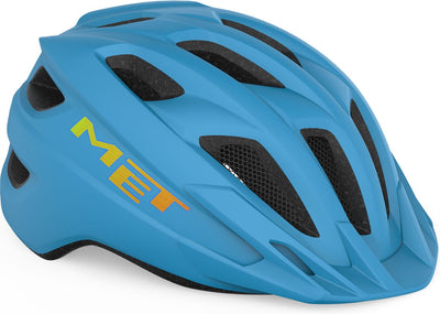 Met crackerjack mips fietshelm jongens meisjes – fietshelm kinderen – maat unisize (52-57cm) – cyan matt