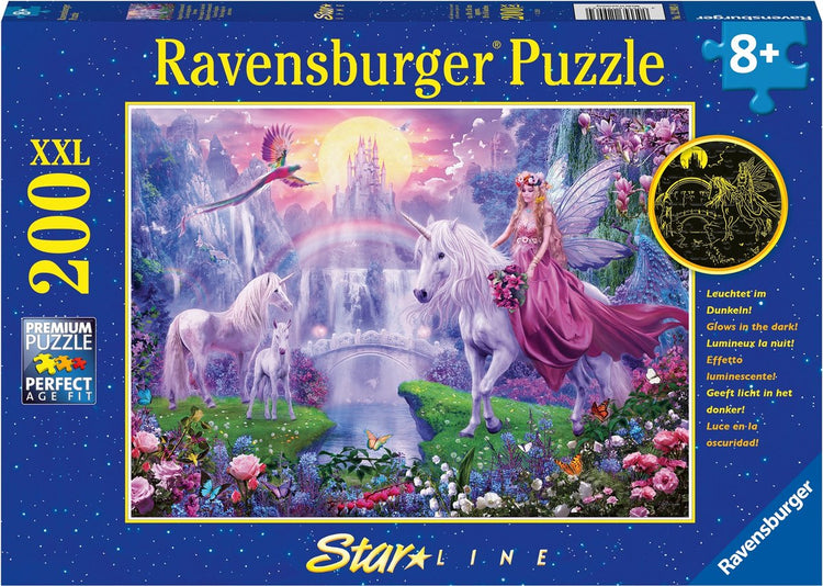 Ravensburger puzzel magische eenhoornnacht - legpuzzel - 200 stukjes