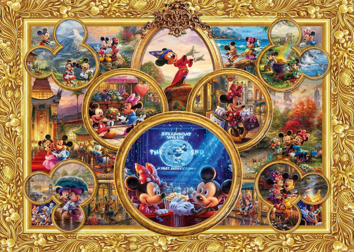 Schmidt mickey mouse legpuzzel 2000 stukjes disney collage.