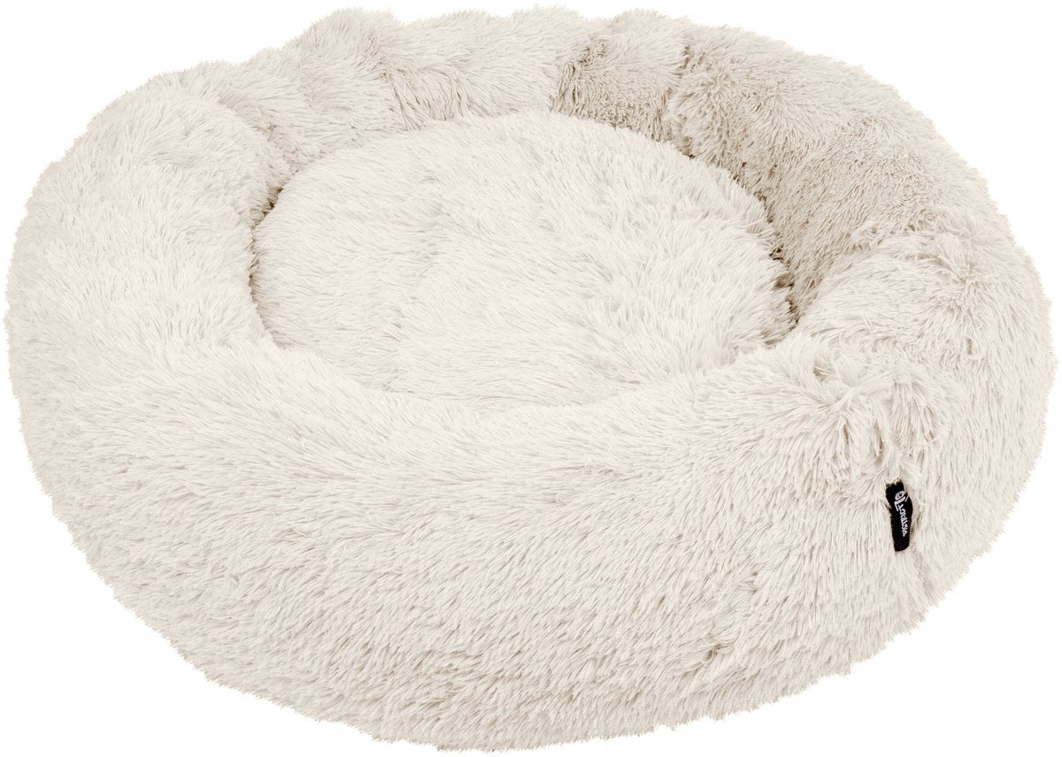 District 70 fuzz donut hondenmand - merengue - extra large ø 100 cm