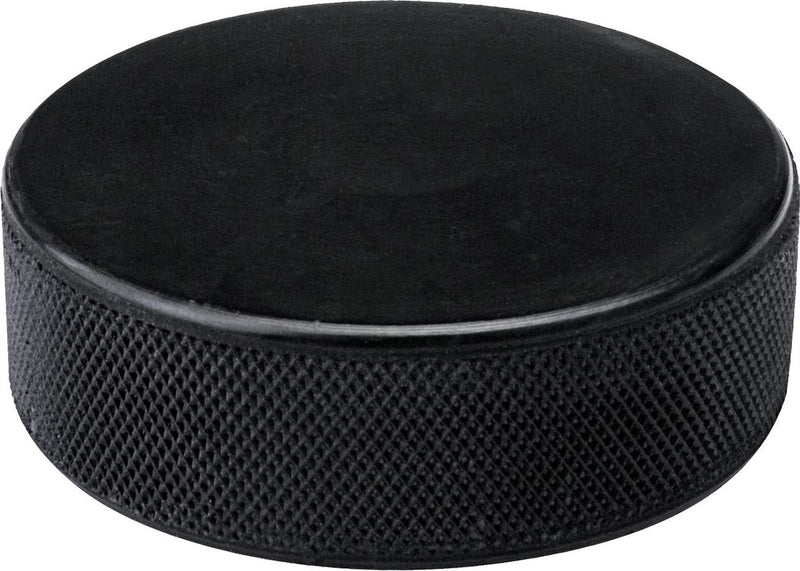 Nijdam ijshockeypuck in blister - zwart - zwart
