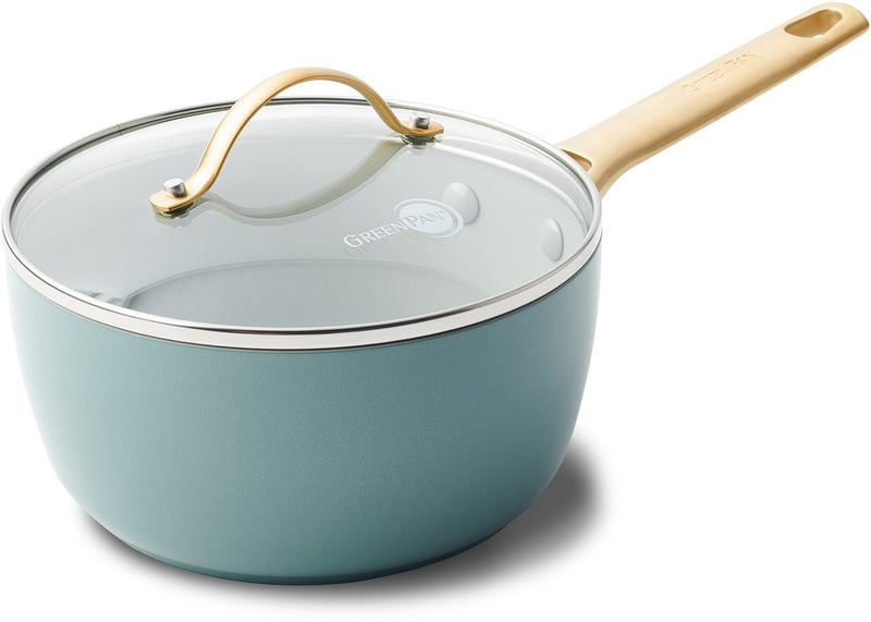 Greenpan padova reserve sauspan 18cm hemelsblauw