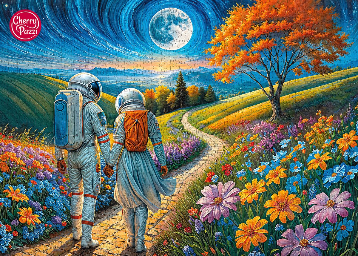 Cherrypazzi cosmic love puzzel 1000 stukjes