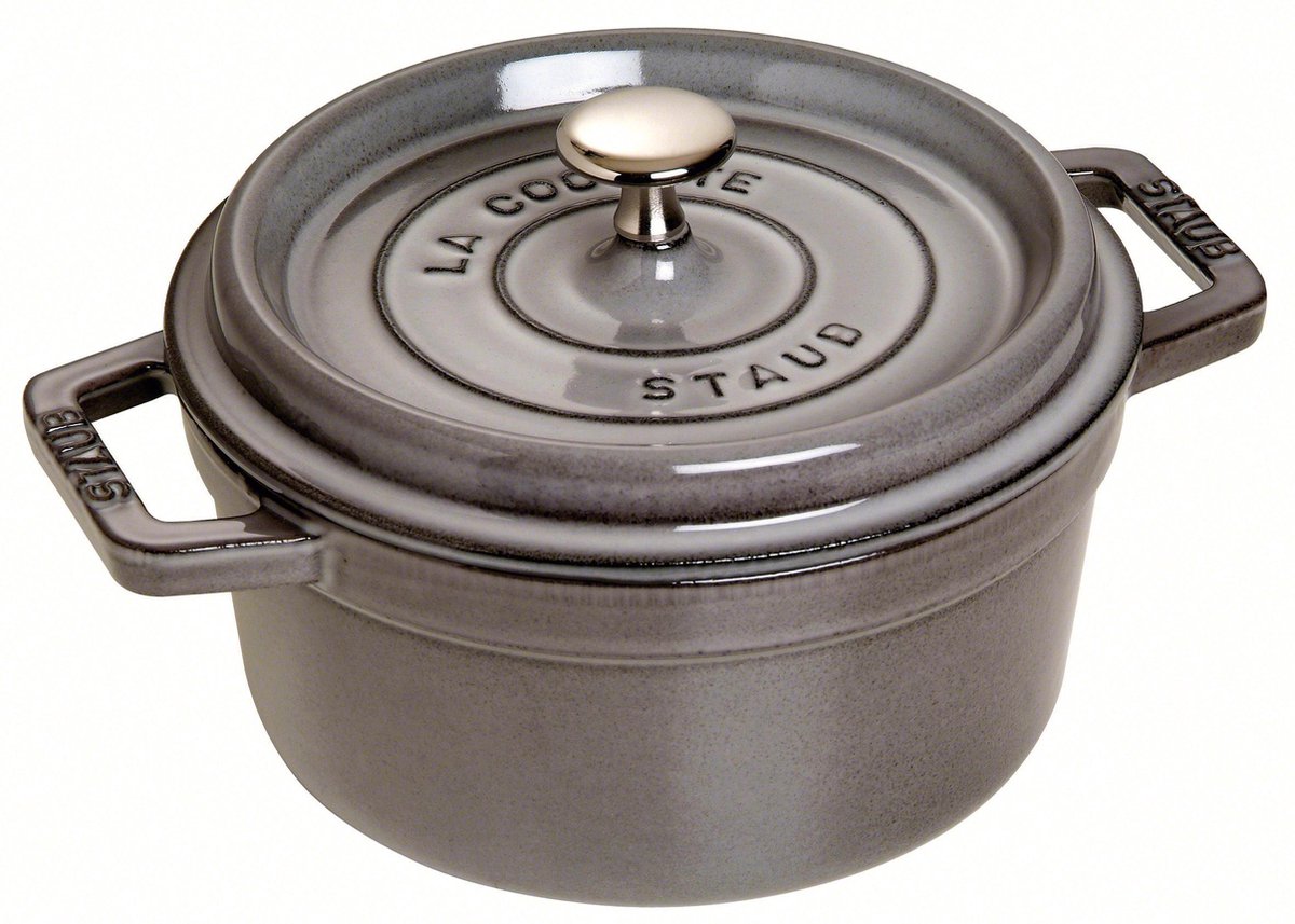 Staub braadpan - ø 20 cm - grafietgrijs
