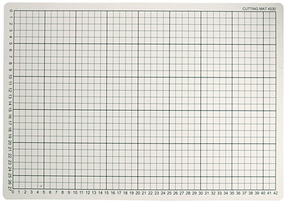 Creativ company snijmat rubber met rasterlijnen, 30x45cm