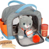 Small foot - knuffel kat met draagtas en verzorgingsset