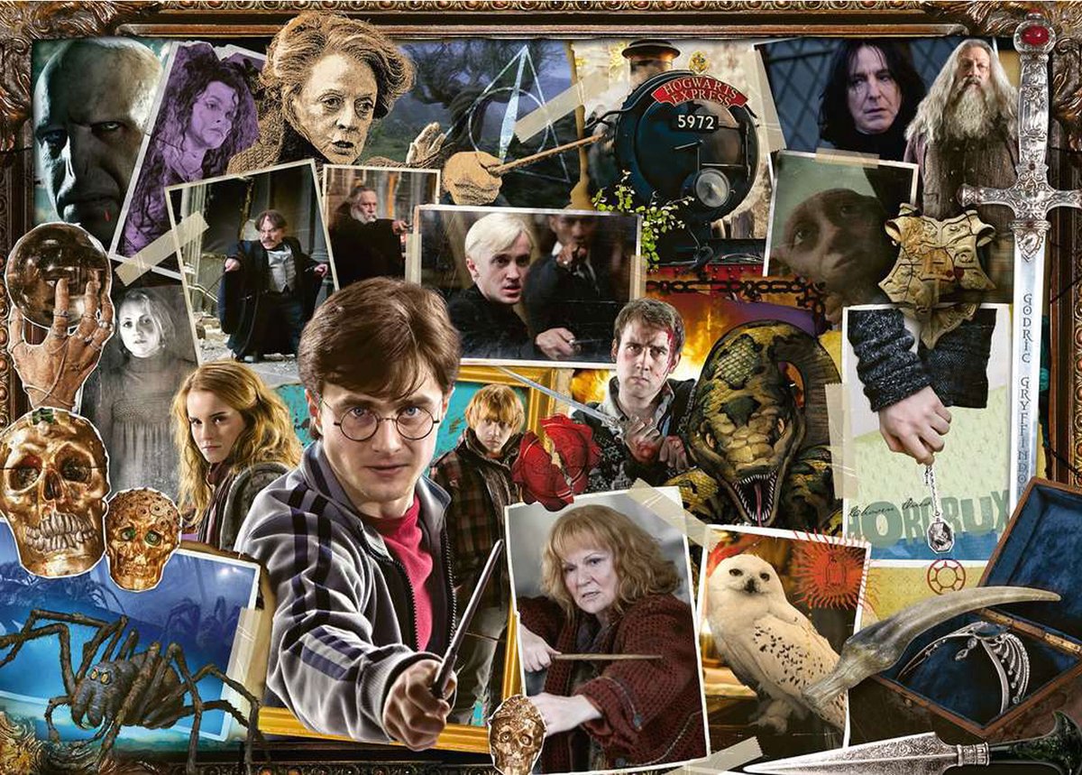 Ravensburger puzzel harry tegen voldemort - legpuzzel - 1000 stukjes