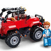 Sluban town rode jeep bouwspeelgoed kinderen vanaf 6 jaar – constructiespeelgoed modelbouw – bouwdoos met 135 bouwstenen en 1 minifiguur – m38-b0902