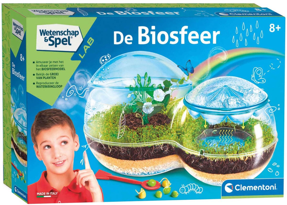 Clementoni wetenschap spel - de biosfeer - experimenteerdoos - wetenschapslab - vanaf 8 jaar
