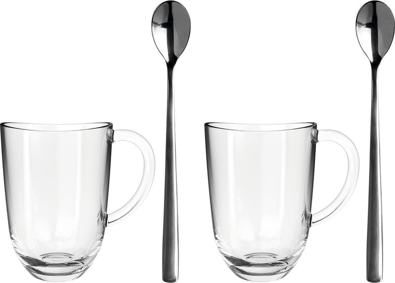 Leonardo napoli latte machiatto set 380ml - 4delig