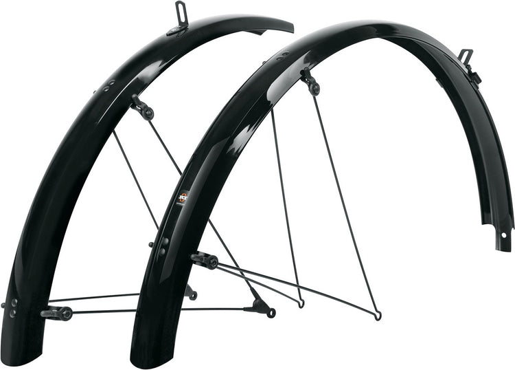 Sks bluemels basic 53 mm spatbord zilver 26´´