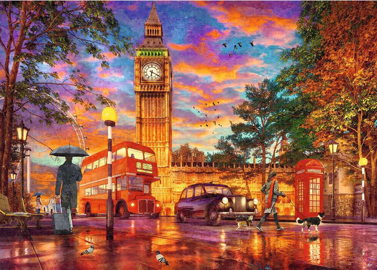 Ravensburger puzzel zonsondergang londen 1000pcs