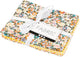 Creativ company patchwork stof geel 45x55cm, 4st.