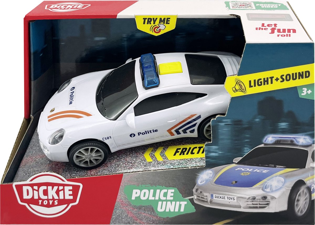 Dickie toys - belgische police wagen - porsche