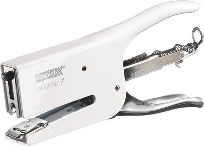 Rapid retro classic niettang k1 - nietcapaciteit van 50 vel - wit