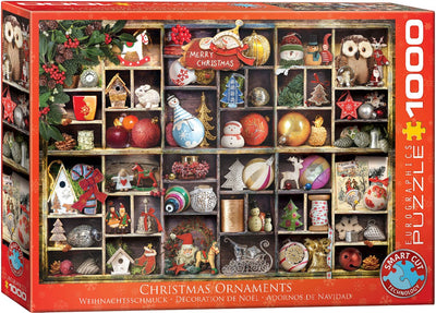 Eurographics - kerstversiering [christmas ornaments] - 1000 stukjes 68×48cm (b×h) - legpuzzel