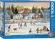 Eurographics patricia bourque: evening skating (1000 stukjes) - puzzel