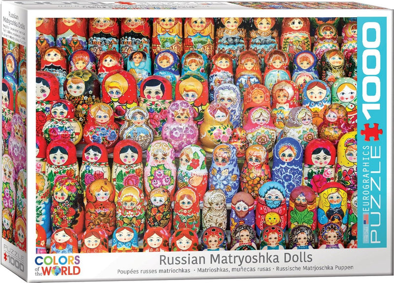 Eurographics - russische matroesjka-poppetjes [russian matryoshkas dolls] - 1000 stukjes 68×48cm (b×h) - legpuzzel