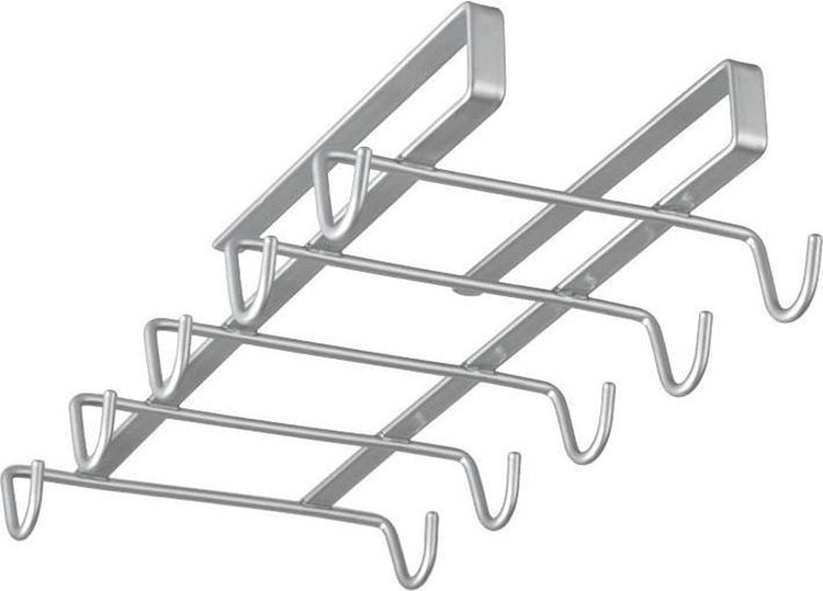 Metaltex - kopjeshouder - mokkenrek - ophangen zonder boren - zilver