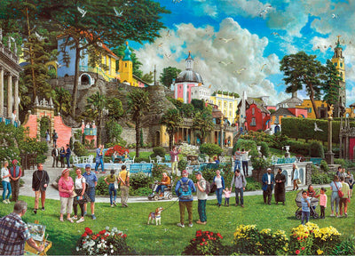 Gibsons - portmeiron (door bryan evans) - 1000 stukjes 68×49cm (b×h) - legpuzzel voor volwassenen