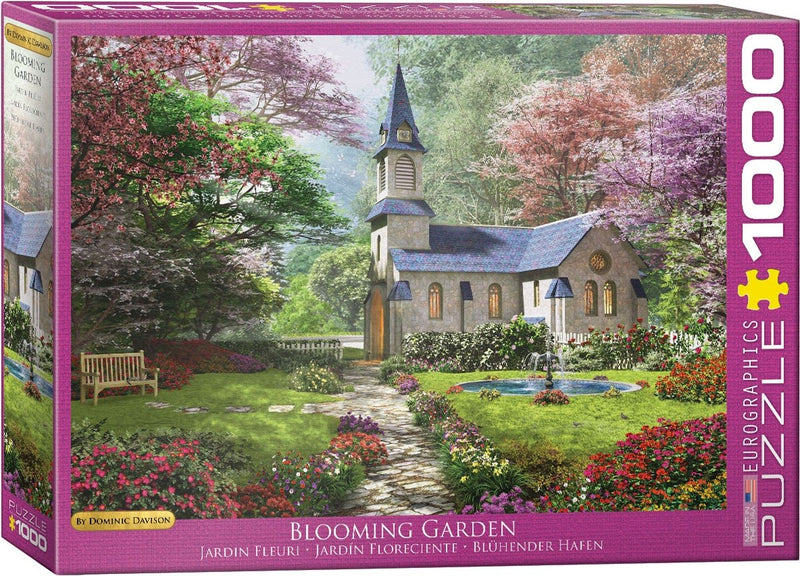 Eurographics - bloeiende tuin [blooming garden] - dominic davison - 1000 stukjes 68×48cm (b×h) - legpuzzel