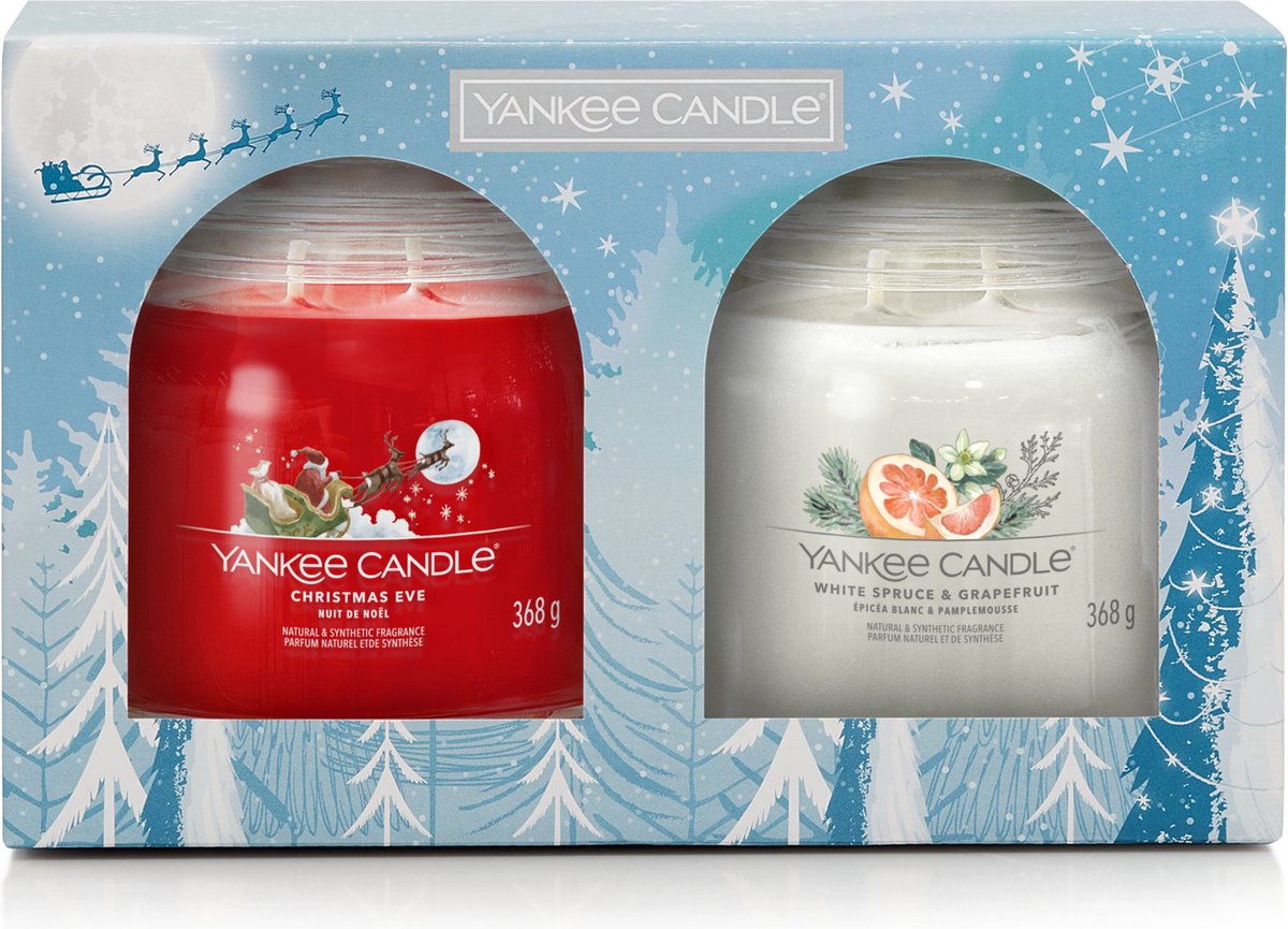 Yankee candle the bright lights 2 medium signature jar gift set