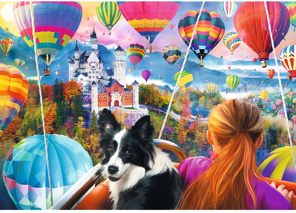 Trefl spiraal puzzel ballonfestival legpuzzel - 1040 stukjes - vanaf 12 jaar