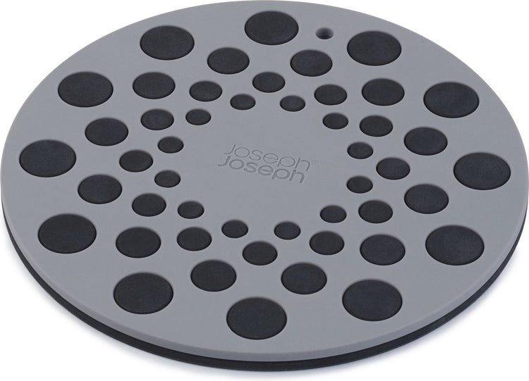 Joseph joseph - spot-on onderzetter set van 2 stuks - siliconen - grijs
