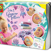 Ses creative - hobby pink - 3 in 1 glamour tattoos - knutselen meisjes - biologisch afbreekbaar - vanaf 5 jaar