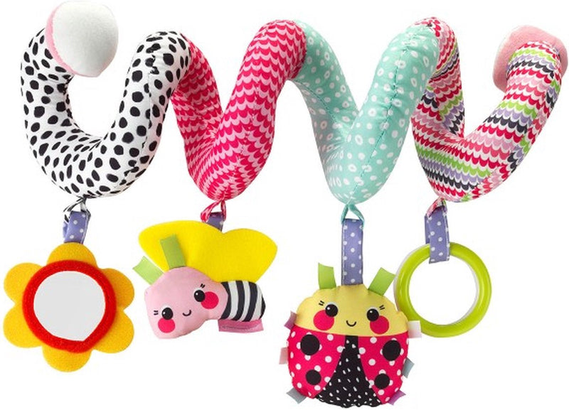 Infantino spiral activity toy roze