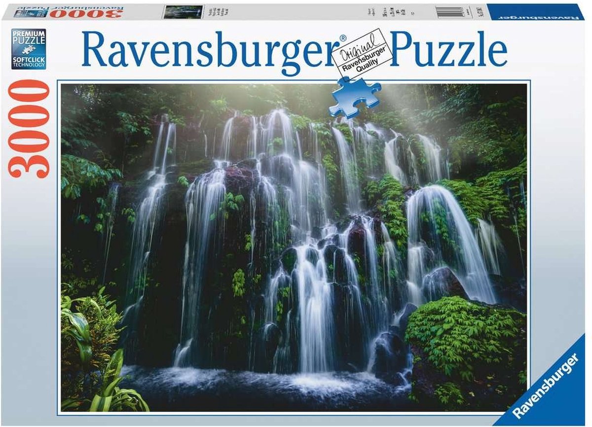 Ravensburger puzzel waterval op bali - legpuzzel - 3000 stukjes