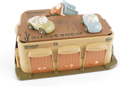 Dantoy speel garage - speelgoedgarage - bio plastic - gerecycled - suikerriet
